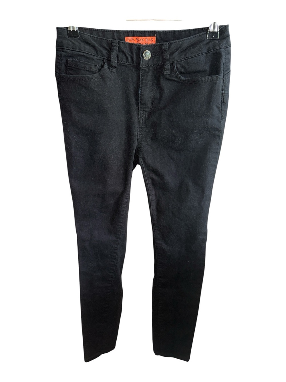 Wax Jean Black Skinny Women's Size 1 Waist 25 Jeans Casual Every Day Pants Used